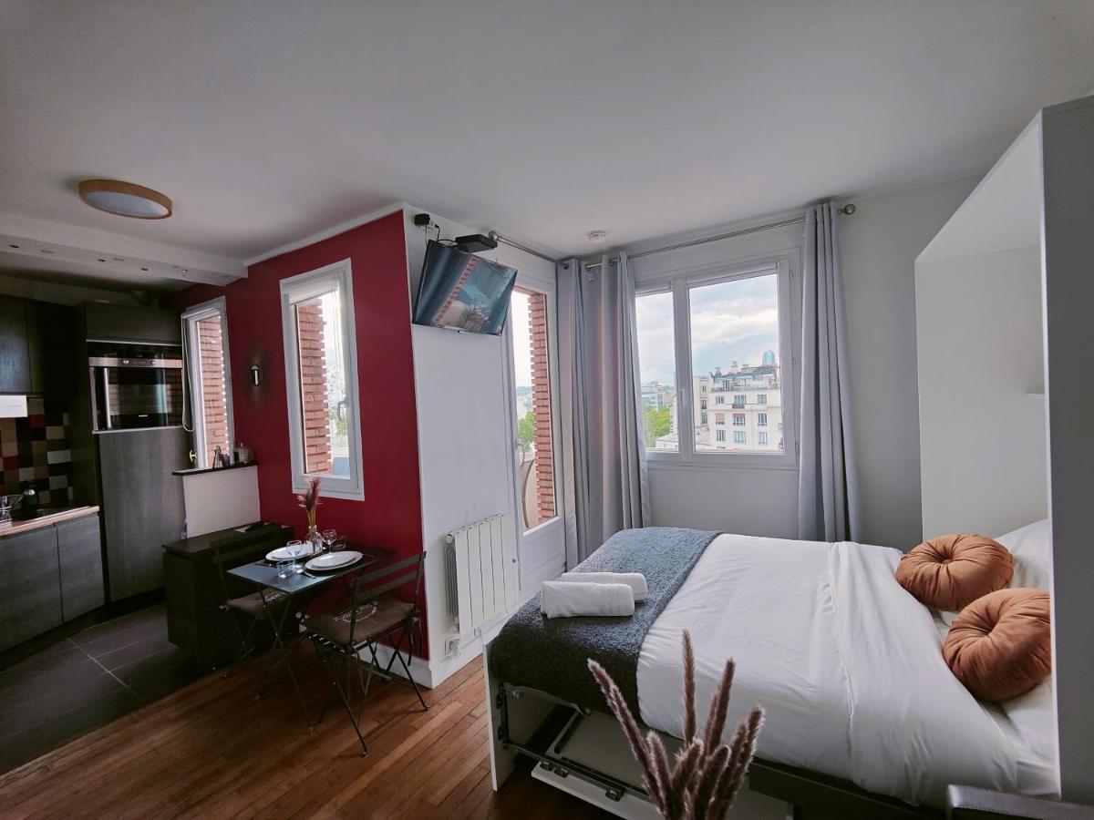 Studio Neuilly Seine - Champs Elysees - La Defense Daire Dış mekan fotoğraf