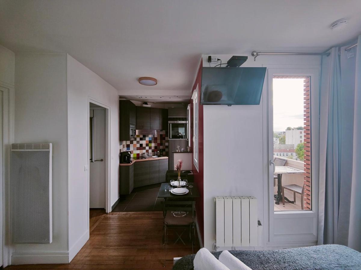 Studio Neuilly Seine - Champs Elysees - La Defense Daire Dış mekan fotoğraf